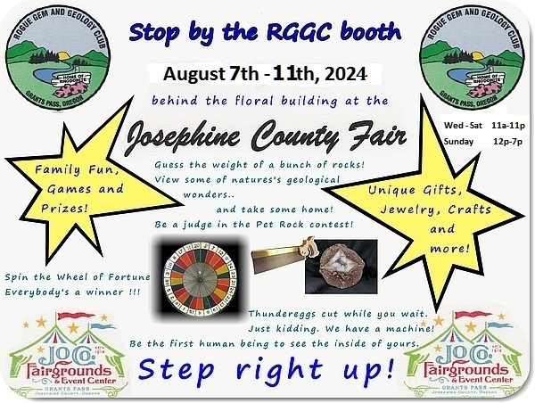 RGGC Booth at the 2024 Josephine County Fair