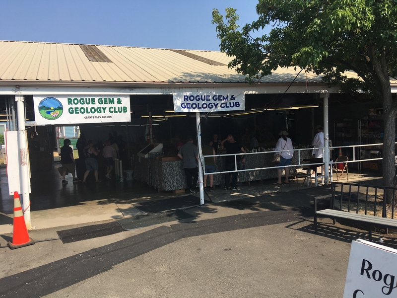 image of outside of RGGC Fair Booth on the JoCo fairgrounds patio